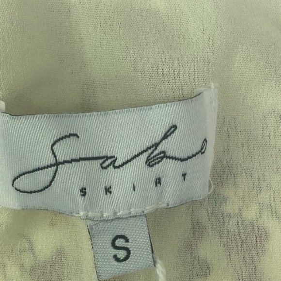 Sabo Skirt Floral Midi Dress - Red and White - Picture 5 of 6